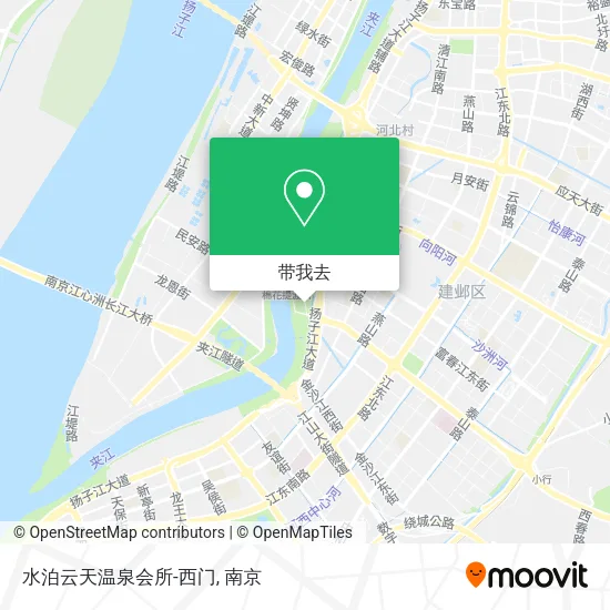 水泊云天温泉会所-西门地图