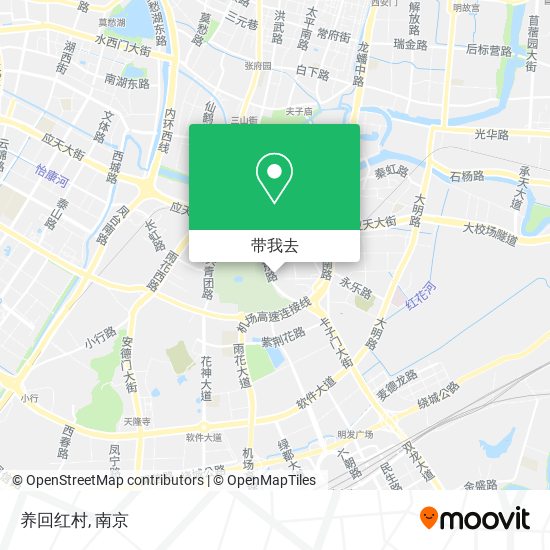 养回红村地图