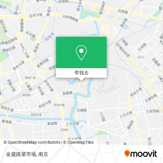 金盛路菜市场地图
