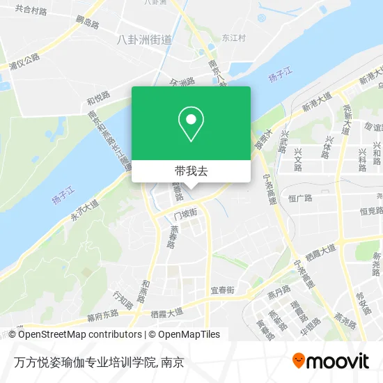 万方悦姿瑜伽专业培训学院地图