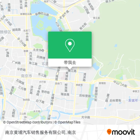 南京黄埔汽车销售服务有限公司地图