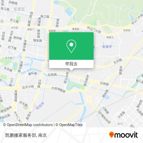 凯鹏搬家服务部地图