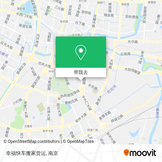 幸福快车搬家货运地图