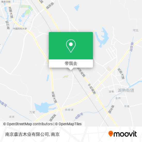 南京森吉木业有限公司地图