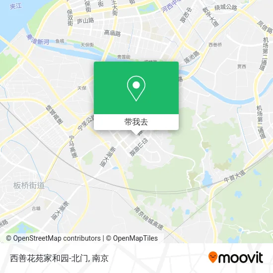 西善花苑家和园-北门地图