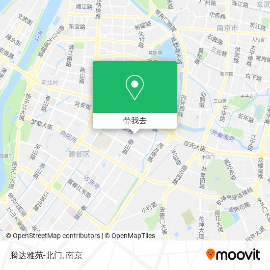 腾达雅苑-北门地图