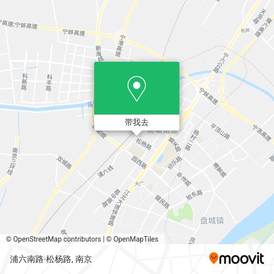浦六南路·松杨路地图