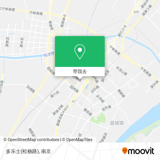 多乐士(松杨路)地图