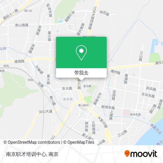 南京职才培训中心地图