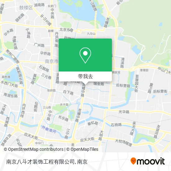 南京八斗才装饰工程有限公司地图