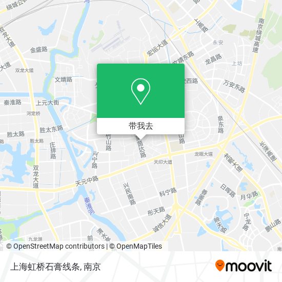 上海虹桥石膏线条地图
