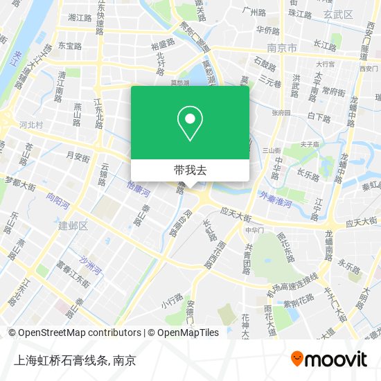 上海虹桥石膏线条地图