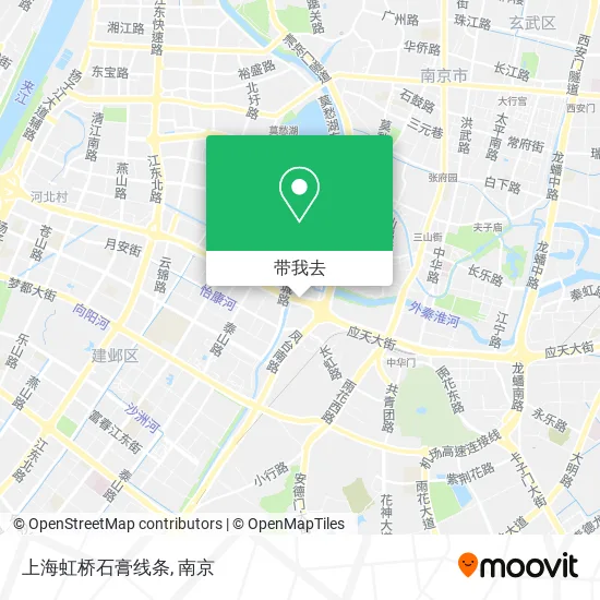 上海虹桥石膏线条地图