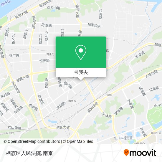 栖霞区人民法院地图