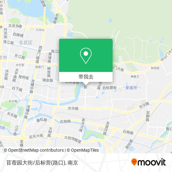 苜蓿园大街/后标营(路口)地图