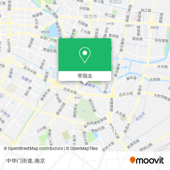 中华门街道地图