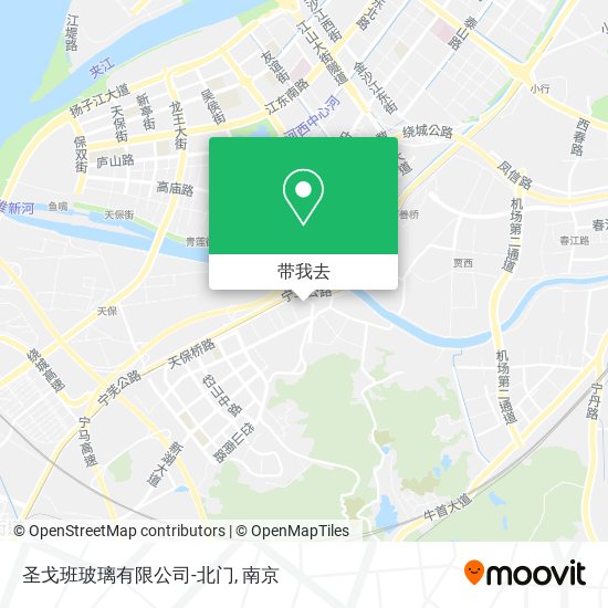 圣戈班玻璃有限公司-北门地图
