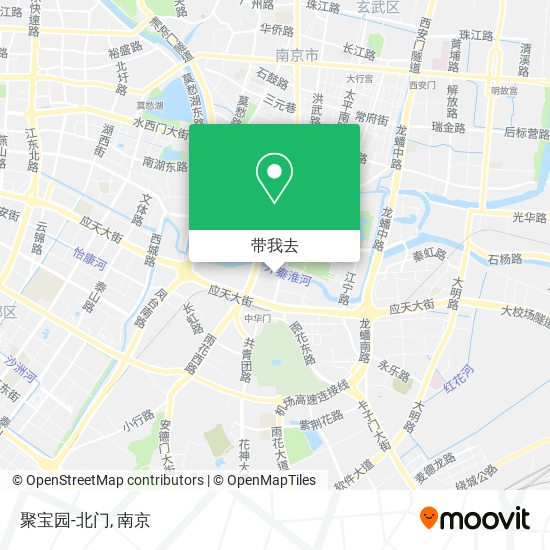 聚宝园-北门地图