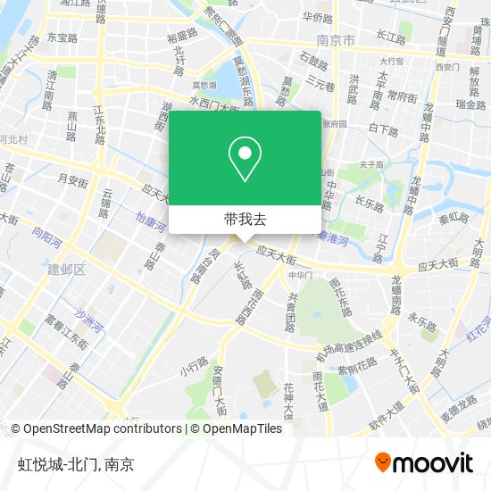 虹悦城-北门地图