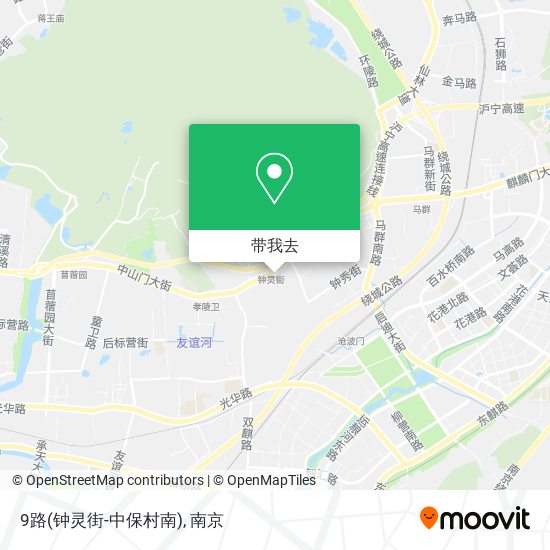 9路(钟灵街-中保村南)地图