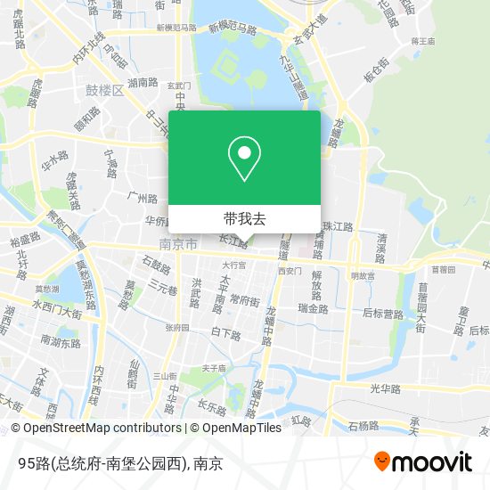 95路(总统府-南堡公园西)地图