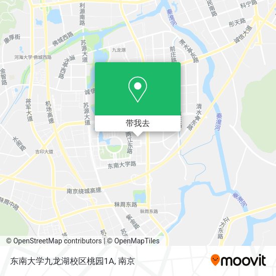东南大学九龙湖校区桃园1A地图