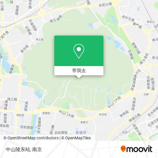 中山陵东站地图