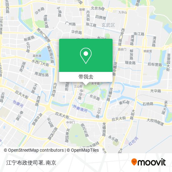 江宁布政使司署地图