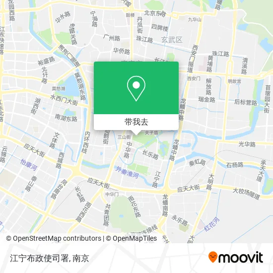 江宁布政使司署地图