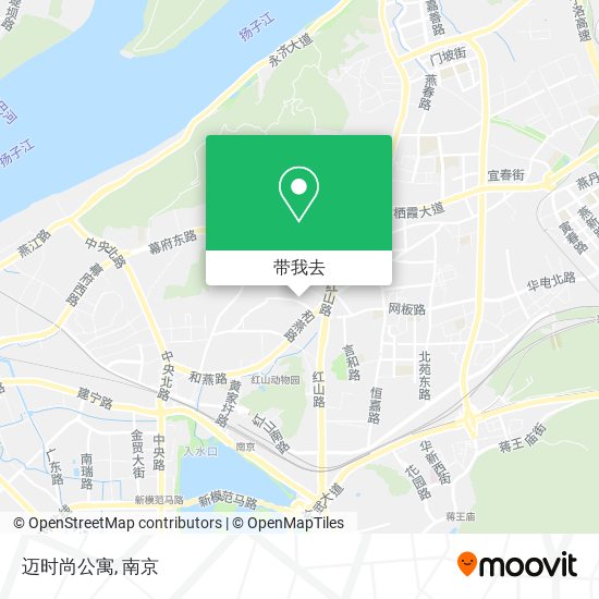 迈时尚公寓地图