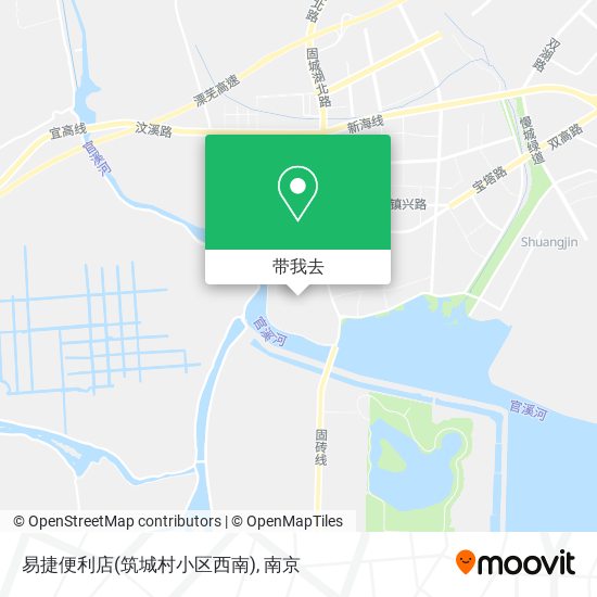 易捷便利店(筑城村小区西南)地图