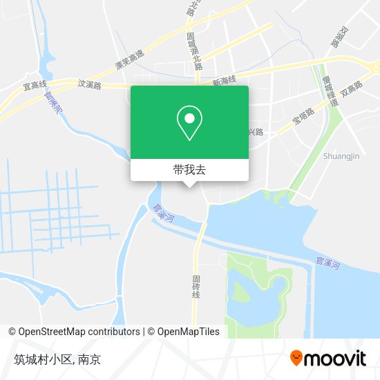筑城村小区地图