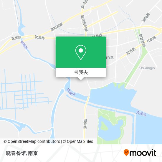 晓春餐馆地图