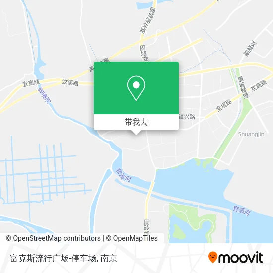 富克斯流行广场-停车场地图