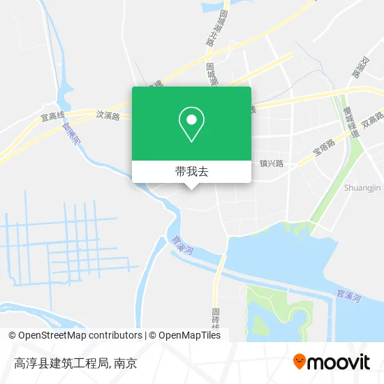 高淳县建筑工程局地图