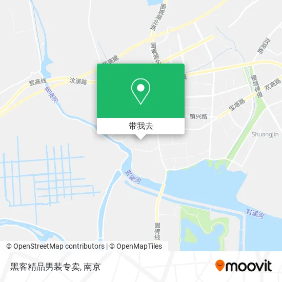 黑客精品男装专卖地图