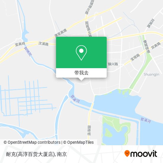 耐克(高淳百货大厦店)地图
