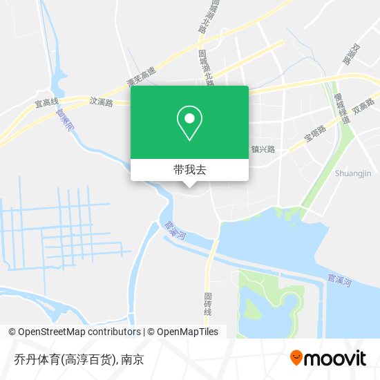乔丹体育(高淳百货)地图