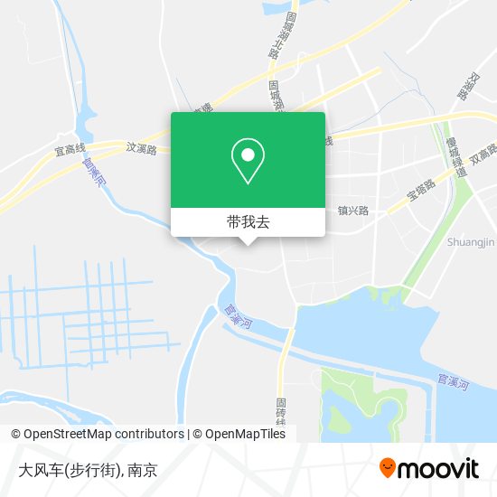 大风车(步行街)地图