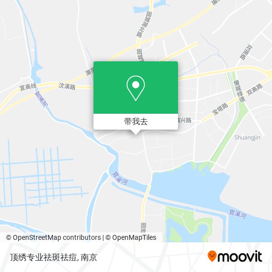顶绣专业祛斑祛痘地图