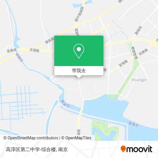 高淳区第二中学-综合楼地图