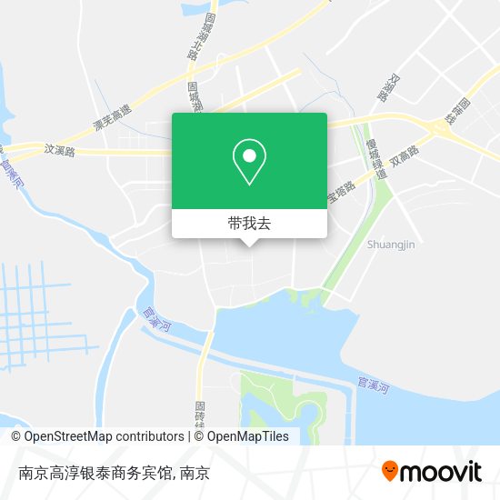 南京高淳银泰商务宾馆地图