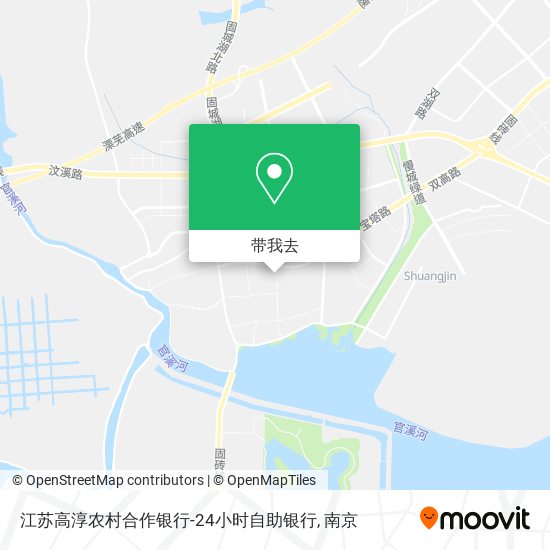 江苏高淳农村合作银行-24小时自助银行地图