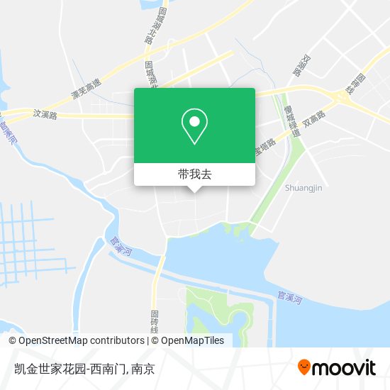 凯金世家花园-西南门地图