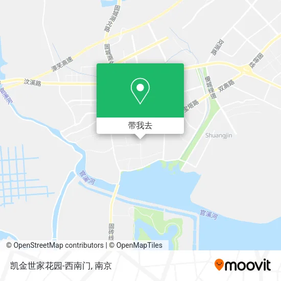 凯金世家花园-西南门地图