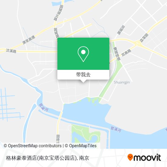 格林豪泰酒店(南京宝塔公园店)地图