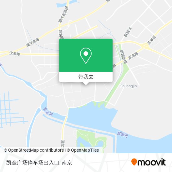 凯金广场停车场出入口地图
