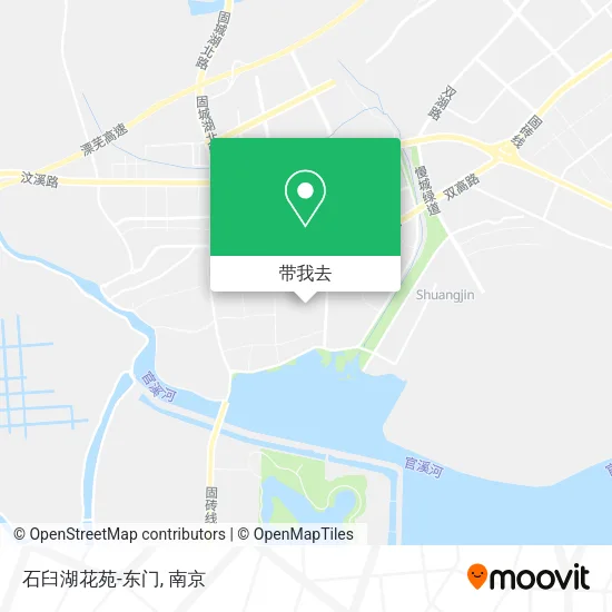 石臼湖花苑-东门地图