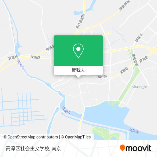 高淳区社会主义学校地图