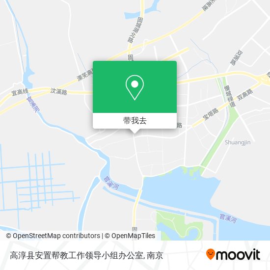高淳县安置帮教工作领导小组办公室地图